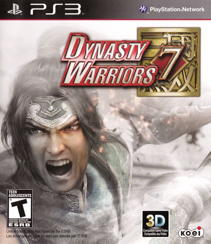 Dynasty Warriors 7 box art for Xbox 360